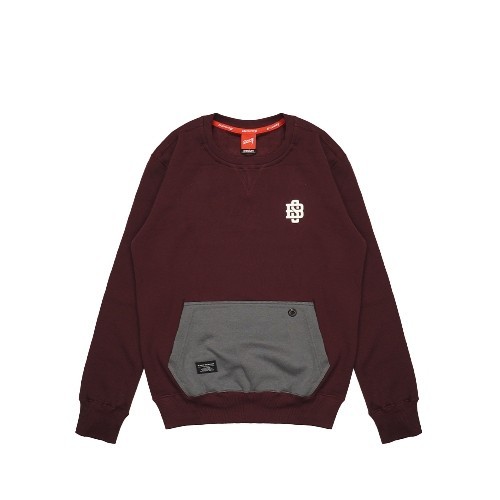 Bloods Reg Sweater Hoodie Intura 02 Maroon