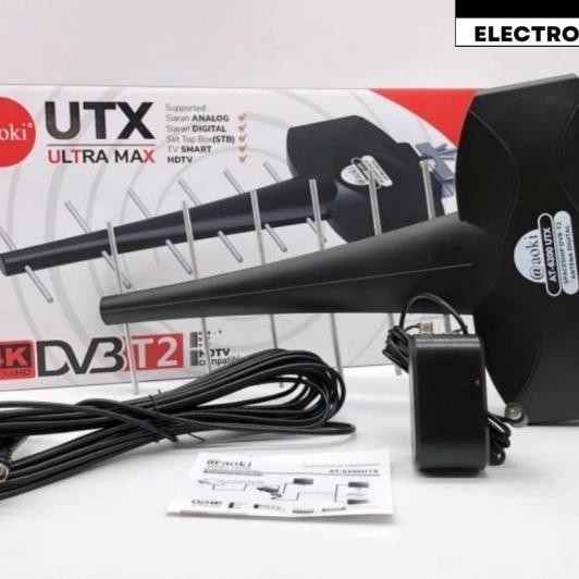 Berkualitas| Antena TV Digital Outdoor Aoki Antena TV Digital DVB T2 Antena TV STB