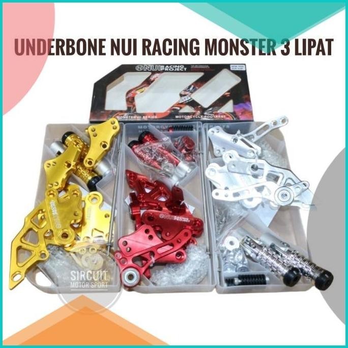UNDERBONE NUI RACING MONSTER 3 LIPAT YAMAHA VIXION NVL  19F3B2024 limi