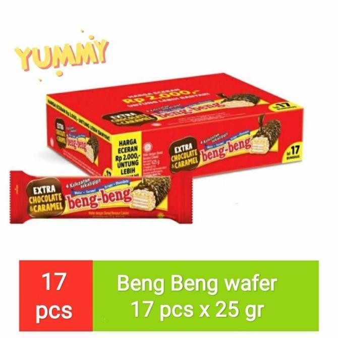 

New Sale Beng Beng Wafer Bengbeng Coklat 1 Box Pengiriman Cepat
