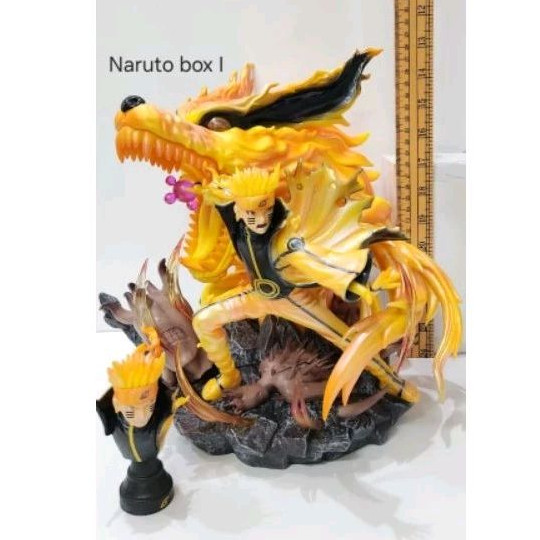 action figure Naruto Obito Sasuke Kakashi box
