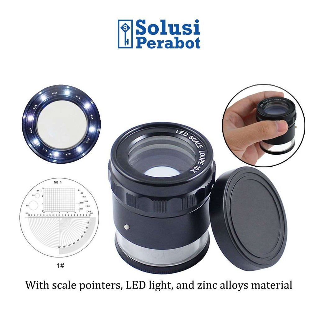 

Kaca Pembesar Kain dan Percetakan AB78 SP / Fabric and Printing Loupe / Magnifier