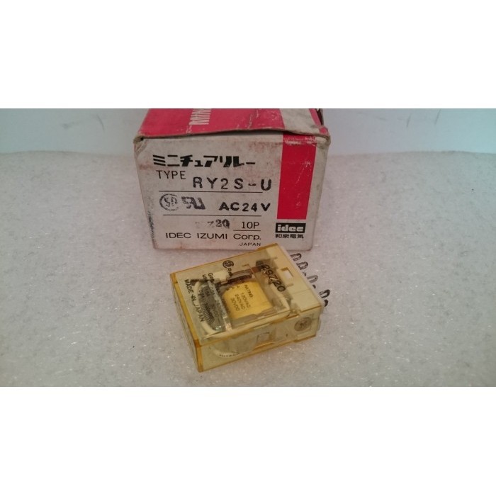 Terbaru Idec, Ry2S-U, Relay 24V, 8 Kaki (24 Volt) Diskon