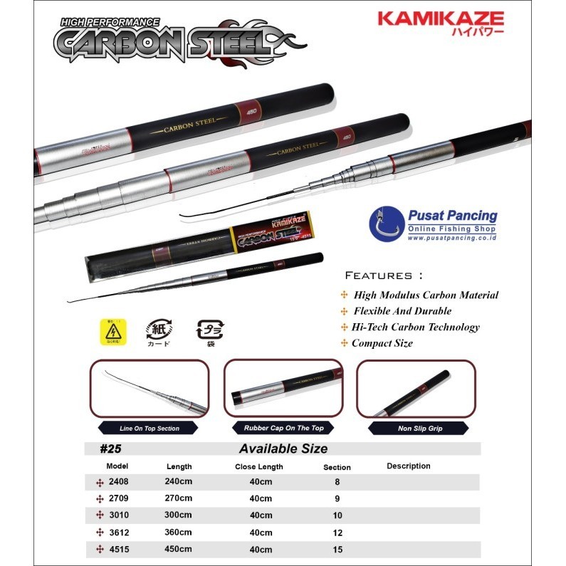 Tegek Kamikaze Carbon Steel