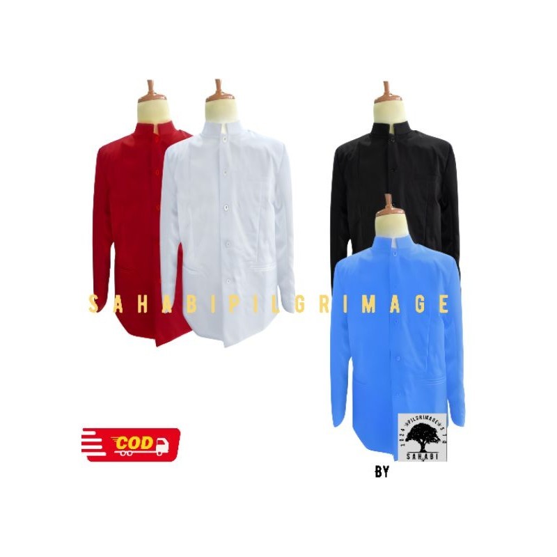 jasko Mandarin jas koko tasikmalaya jasko pria dewasa krem