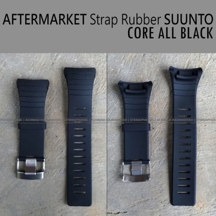 Tali Jam Tangan SUUNTO CORE All Black - Strap Rubber SUUNTO CORE Black