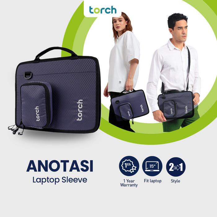 TORCH Anotasi Messenger Bag Laptop Tipis Ringan Sling Bag Tactical