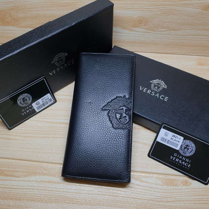 Dompet Pria Kulit Asli Panjang Merk Versace