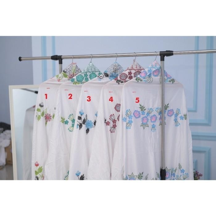 Terlaris Mukena Terusan Panjang Rayon Polos Bordir Terusan Cantik Spesila Ramadhan