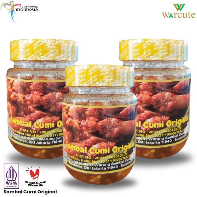 

sambel cumi / sambal cumi baby / paket bundle sambel cumi original GM