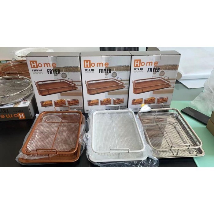 Tray Peniris Minyak Cooper Crisper Tray Oven Cooling Rack