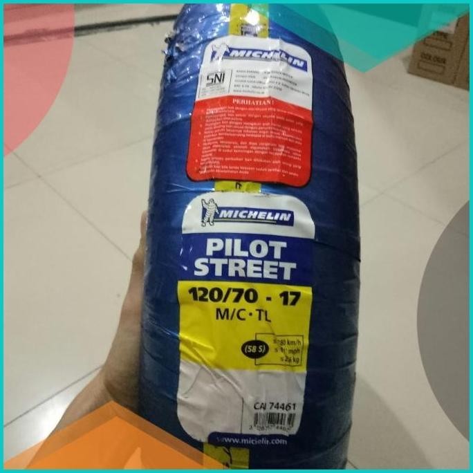 PAKETAN BAN LUAR MICHELIN PILOT STREET UK 120/70-17&90/80-17 TUBELESS