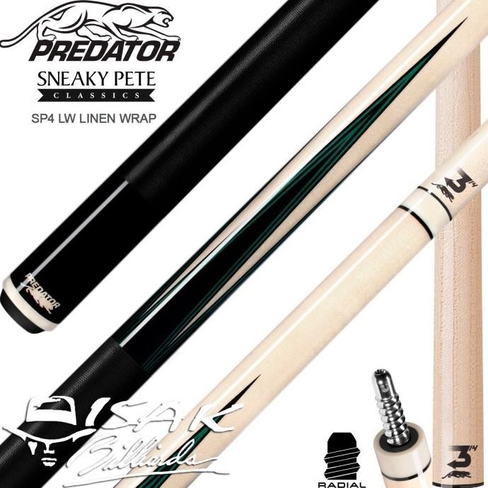 FORSALE PREDATOR SP4 CLASSIC LW CUE | RADIAL LINEN SNEAKY PETE STICK BILLIARD HEMAT