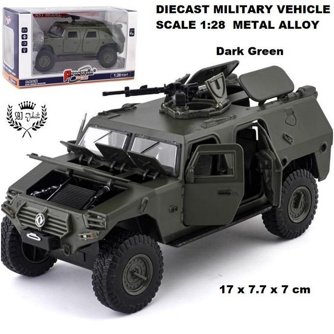 Diecast Military UN Peacekeeping Vehicles Miniatur Mobil Militer 1:28 PS