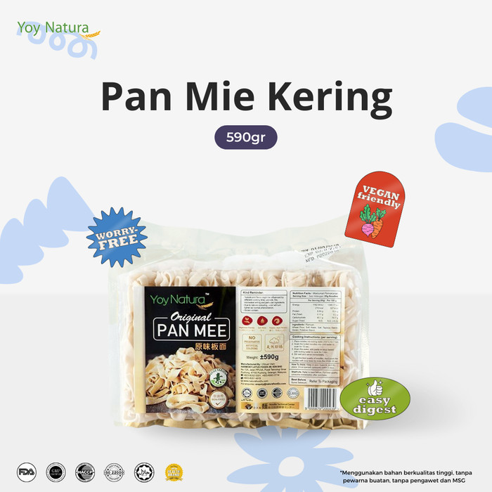 

Yoy Natura E Kering - Dry Pan Mee - 7Pcs [Mui Halal]