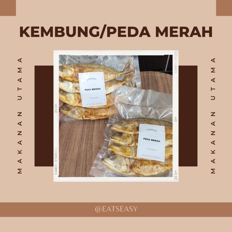 

IKAN ASIN PEDA MERAH / KEMBUNG BACEMAN 1 KG