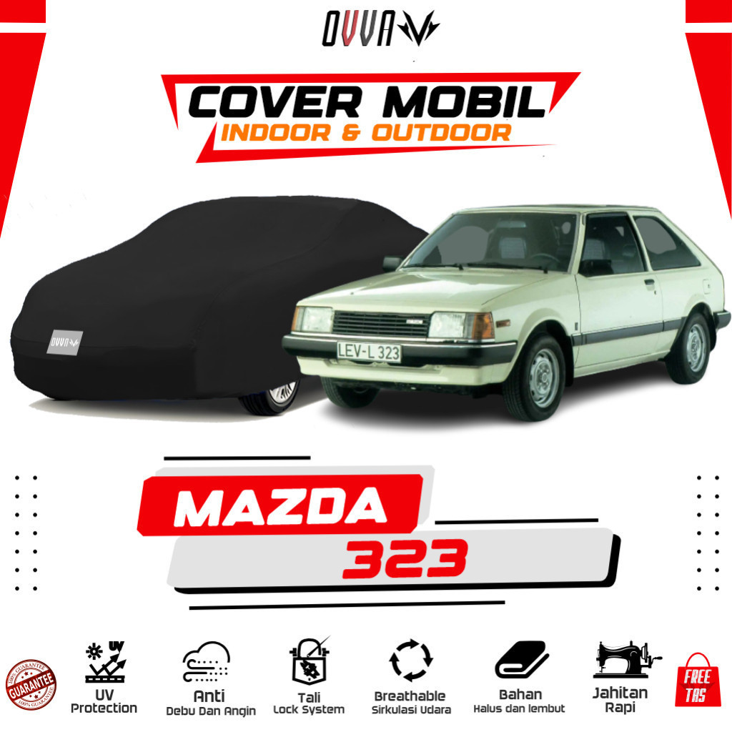 Cover Mobil Mazda 323 / Sarung Mobil 323 / Selimut Mobil Mazda 323 / Body Cover Mazda 323