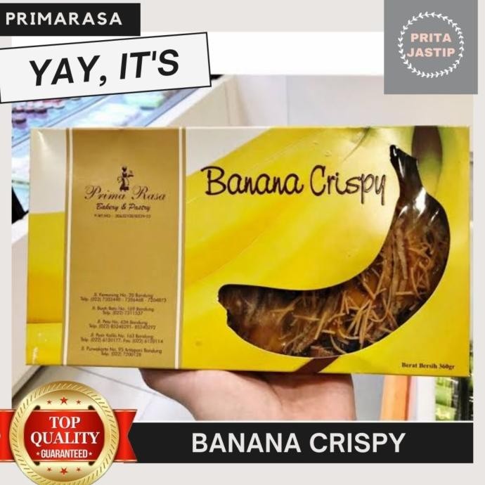 

PRIMA RASA BANANA CRISPY TERMURAH ASLI OLEH OLEH MAKANAN BANDUNG