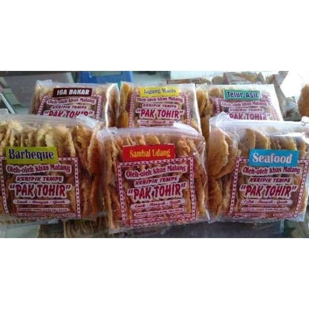 

Makanan Oleh-Oleh Tempe Pak Kg 10 Keripik Tohir Malang Ringan Pcs Khas