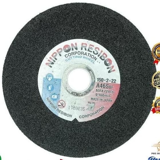 Premium Mata Mata Gerinda Potong Besi 10" Inch Nippon Resibon Cutting