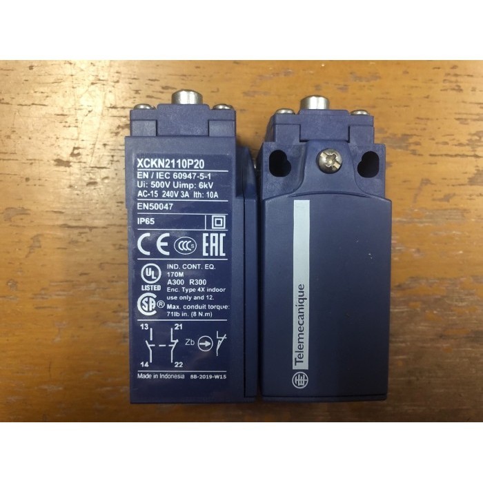 

SCHNEIDER LIMIT SWITCH XCKN2110P20