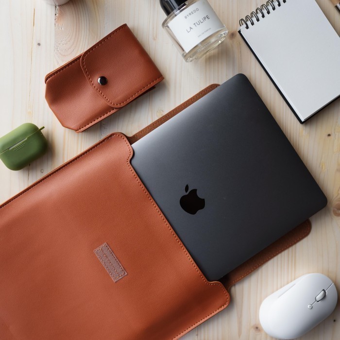 Clr Laptop Pouch with Kickstand / Laptop Sleeve dengan Mouse pad