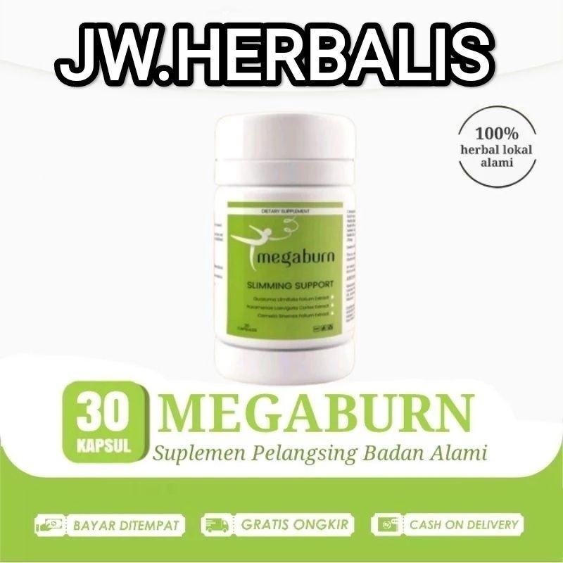 MEGABURN ASLI ORIGINAL - MEGABURN KAPSUL - MEGABURN SUPLEMEN DIET - MEGABURN OBAT PELANGSING BADAN