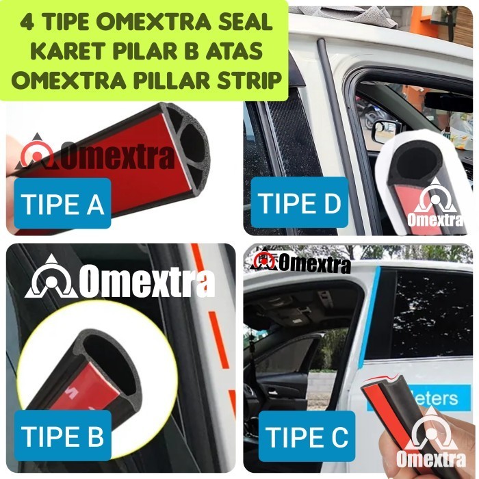 Karet Pilar Omextra Pillar Seal Strip Karet Peam Pintu