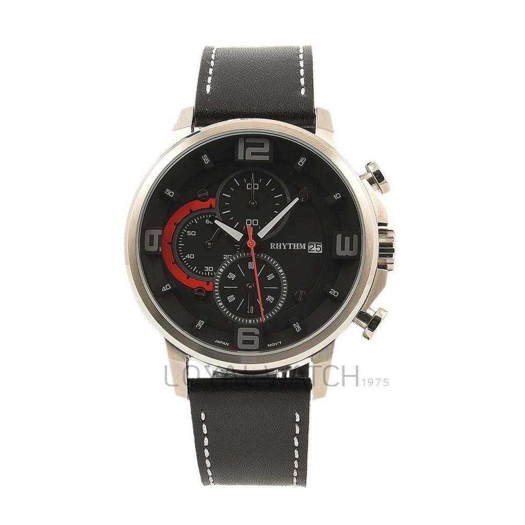 [CLEARANCE SALE] Jam Tangan Rhythm SI1601L01 Pria Silver Original Garansi Resmi