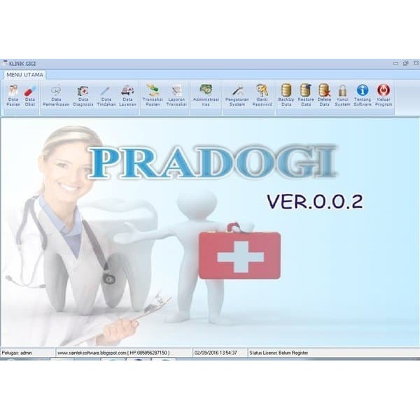 Software Klinik Praktek dokter Gigi