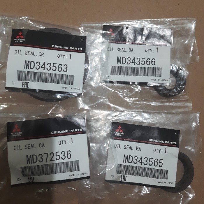 Oil Seal Set Timing Belt Mitsubishi L300 Diesel Kuda Diesel Asli Ori