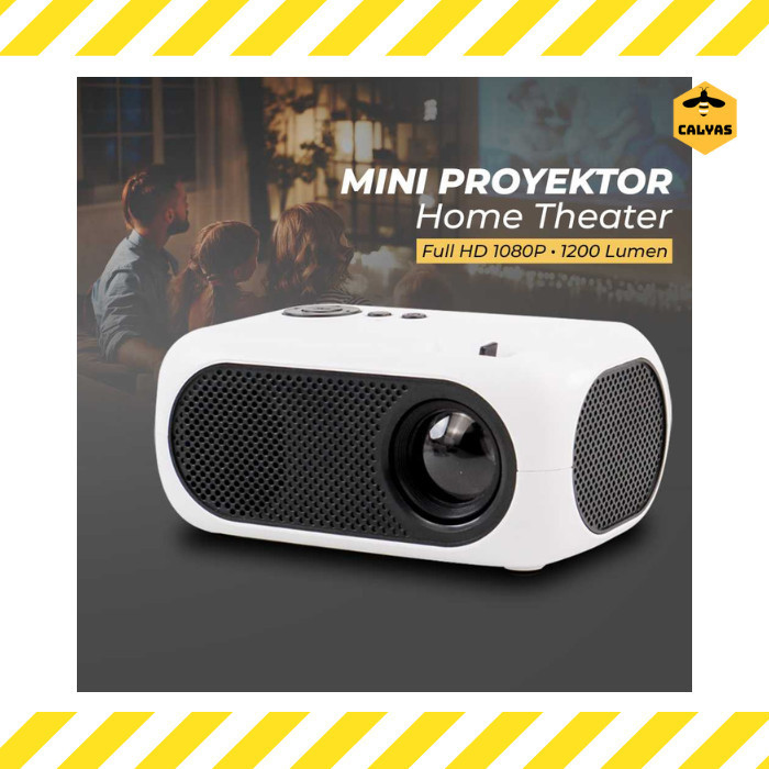 Proyektor Mini Lcd Full Hd 1080P 3000 Lumens Home Theater