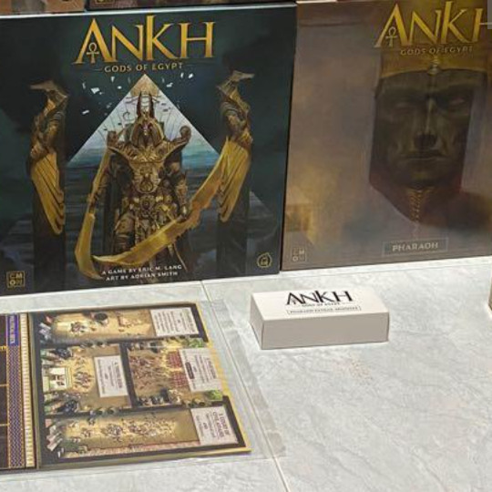 Bundle Ankh God Of Egypt + Ankh Pharaoh Expansion Board Game