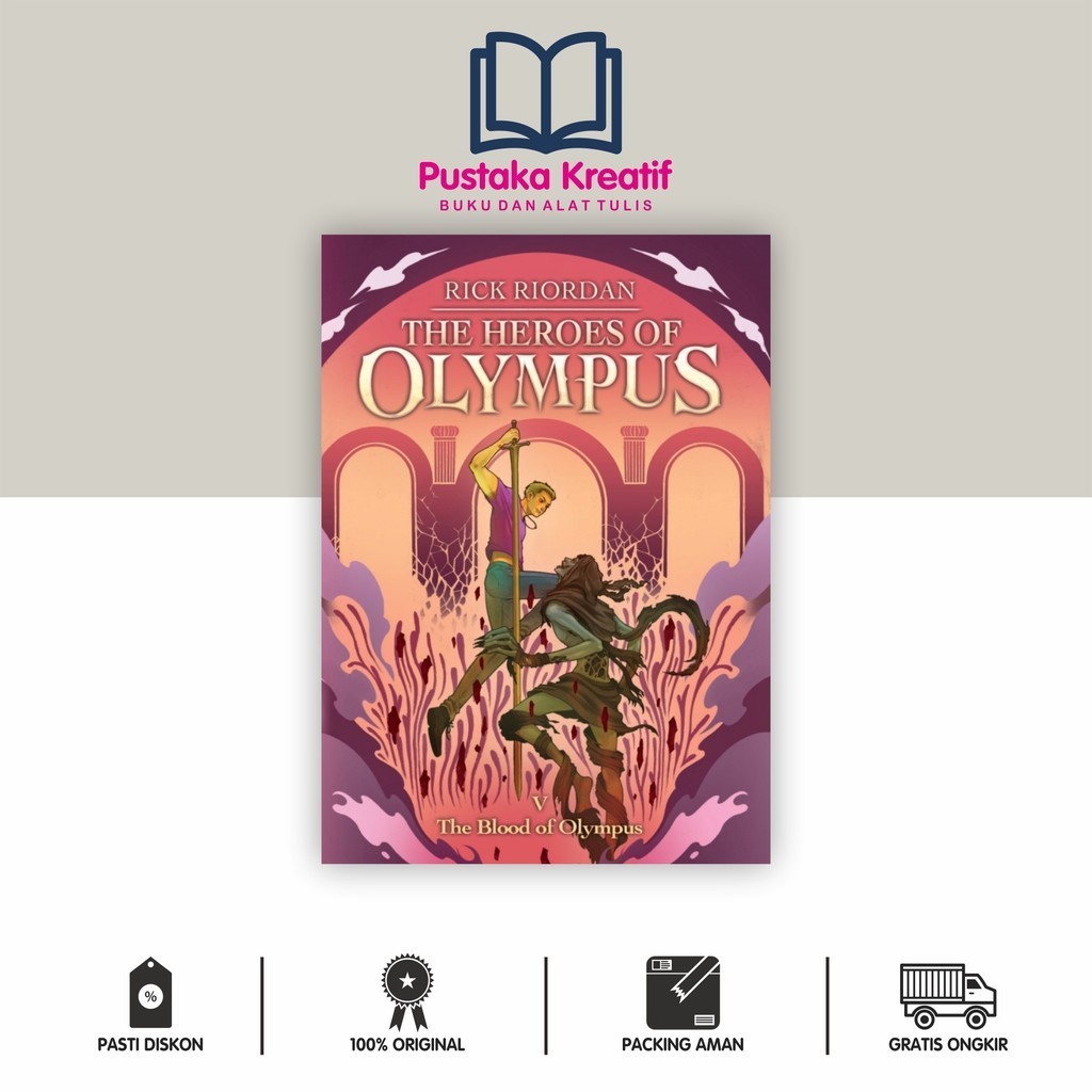 The Heroes Of Olympus #5: The Blood Of Olympus (Republish)-Rick Riordan