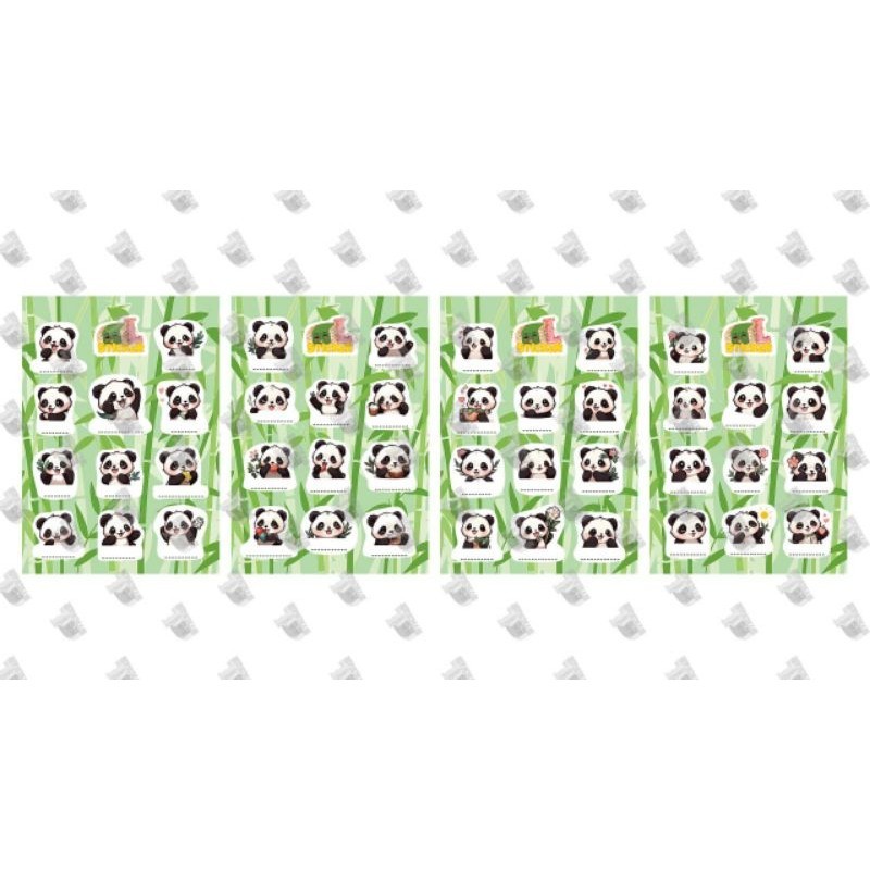 

Stiker Cute Panda Seri 4