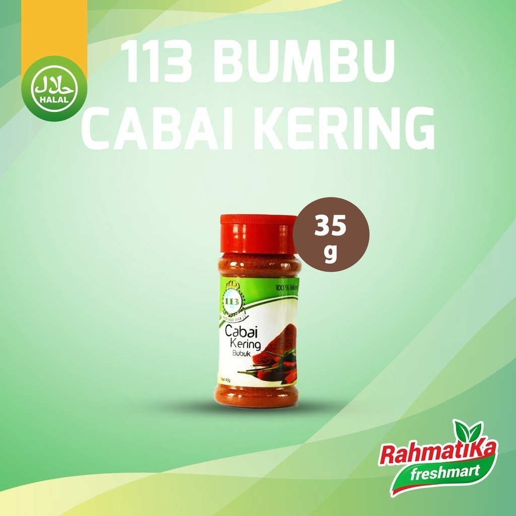 

Djelita 113 Bumbu Cabai Kering 35 gram (Btl)