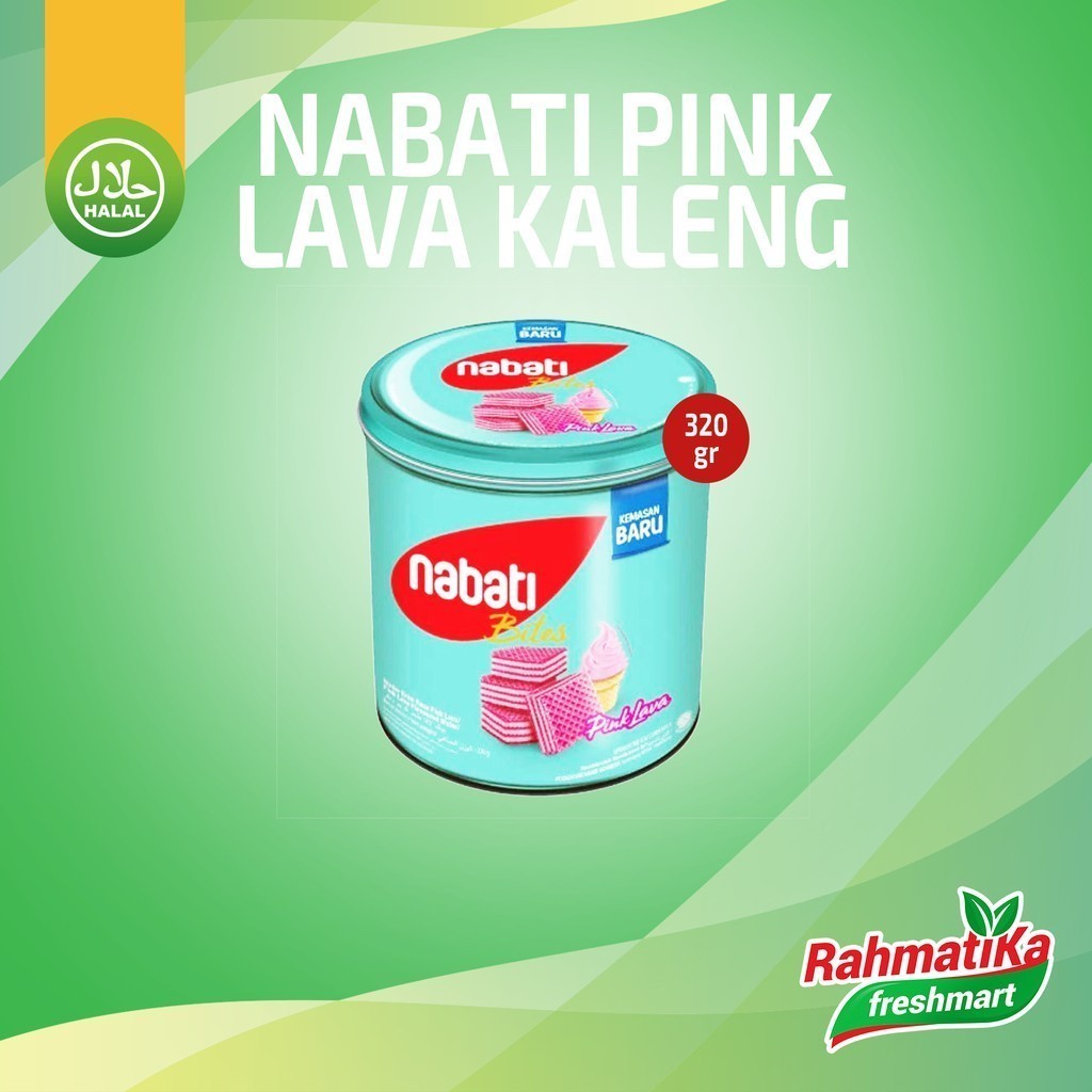 

Nabati Pink Lava / Wafer Kemasan Kaleng 320 gram