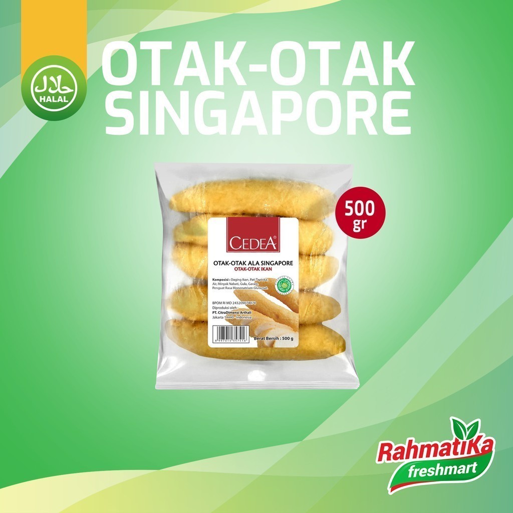 

Cedea Otak-Otak Ala Singapore / Cedea Otak-Otak Ikan 500 gr