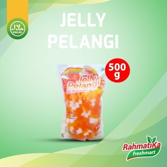 

Jelly Pelangi / Jeli Rasa Buah Leci 500 gr