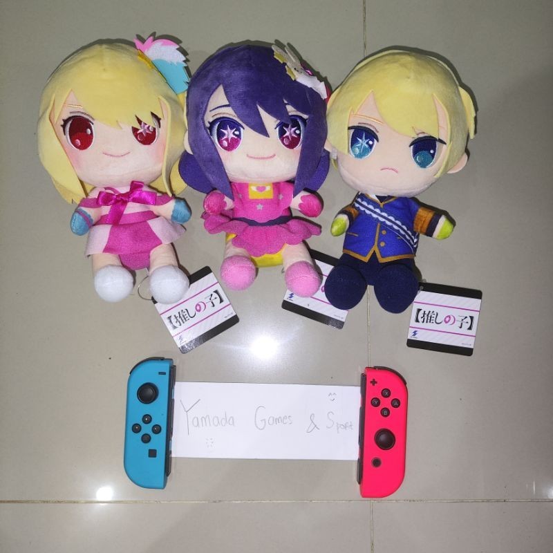 BONEKA PLUSH DOLL OSHI NO KO AI RUBY AQUAMARINE AQUA HOSHINO SK JAPAN ORI ORIGINAL NEWTAG IMPOR Bone