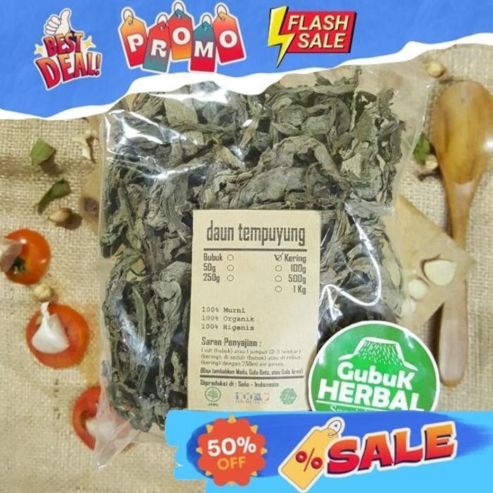 

Daun Tempuyung Kering 250 Gram - Sonchus Arvensis - Murni - Jsr - Rempah