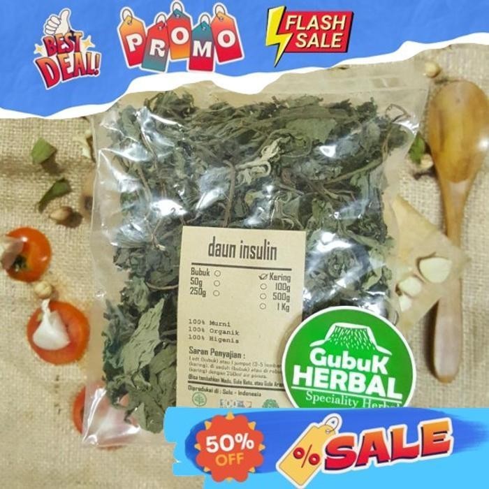 

Daun Insulin Kering 100 Gram - Smallanthus Sonchifolius - Murni - Jsr - Rempah - Premuim Quality