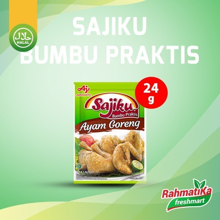 

Sajiku Bumbu Praktis Ayam Goreng 24 gram