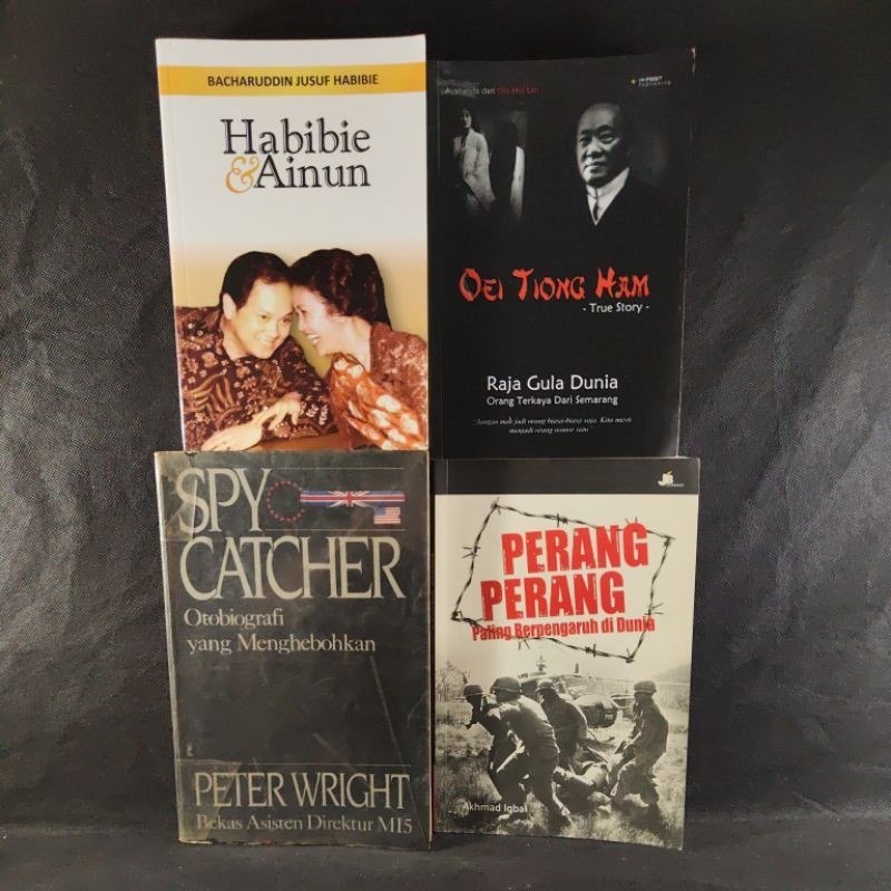 Buku Habibie & Ainun, Oei Tiong Ham (Raja Gula Dunia), Perang Perang Paling Berpengaruh di Dunia, da