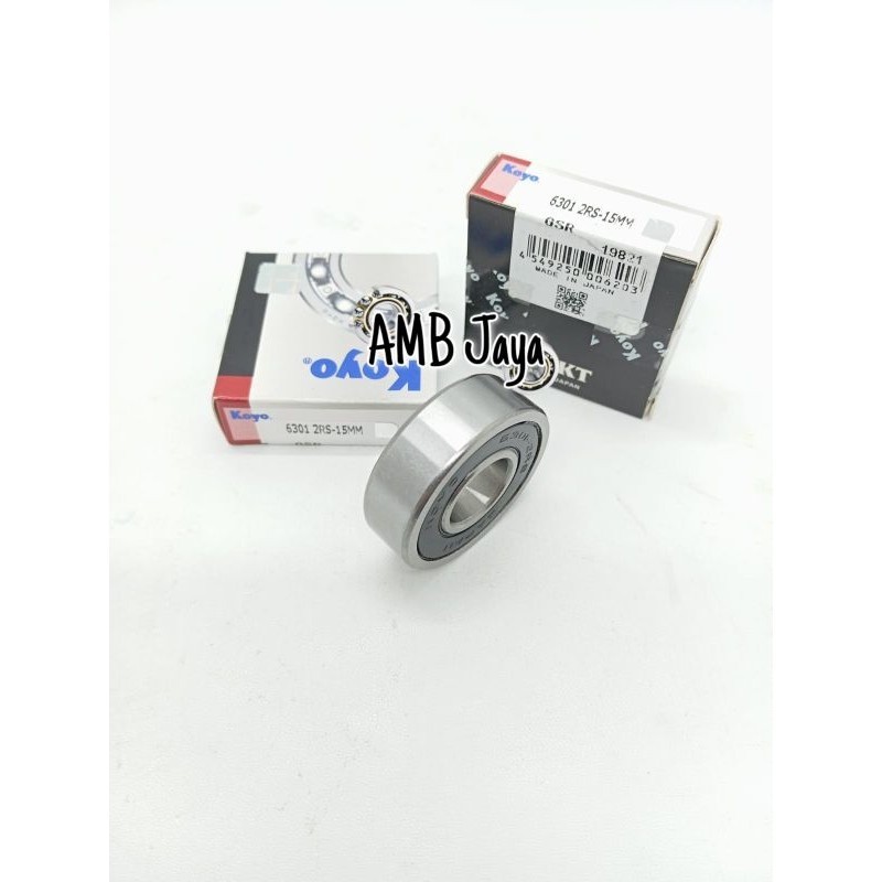 BALL BEARING 63012RS-15MM KOYO 6301 2RS-15MM KOYO SPESIAL BORE