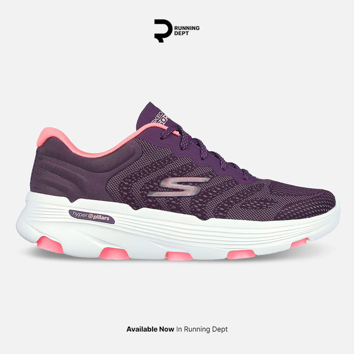 Sepatu Lari Wanita SKECHERS GO RUN 7.0 DRIVEN 129335PLUM ORIGINAL