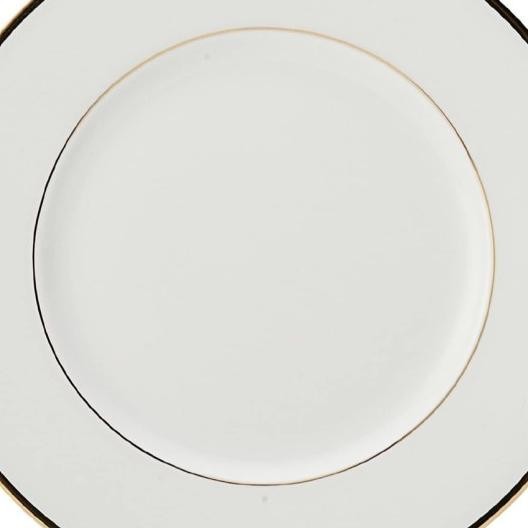 Kasa Cameo Gold Rim Plate White St Saint James Tableware Piring