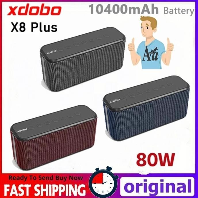 Speaker Xdobo X8 Plus 80W Stereo Audio Wireless Bluetooth 5.0 Original