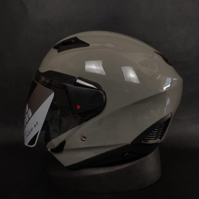 Helm Zeus Zs611 Solid Grey Half Face Zeus Zs 611 Queretacill