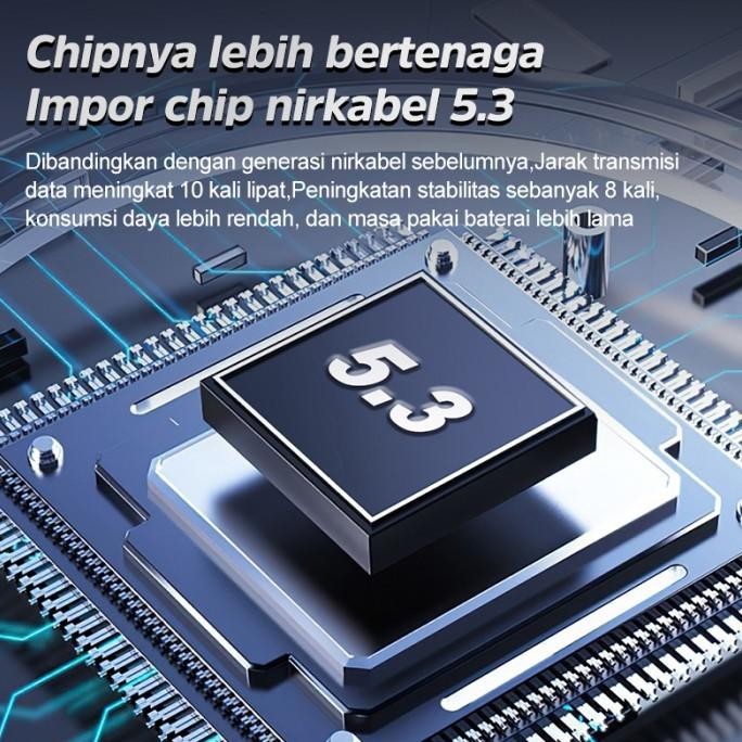 Gosend  Basike Headset Gaming Encok True Wireless Bluetooth Earphone Sultanmanjaa